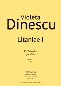 M4V-1061 &bull; DINESCU - Litaniae I - Violastimme